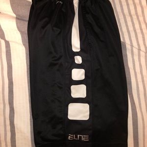 Black Nike Elite Basketball Shorts